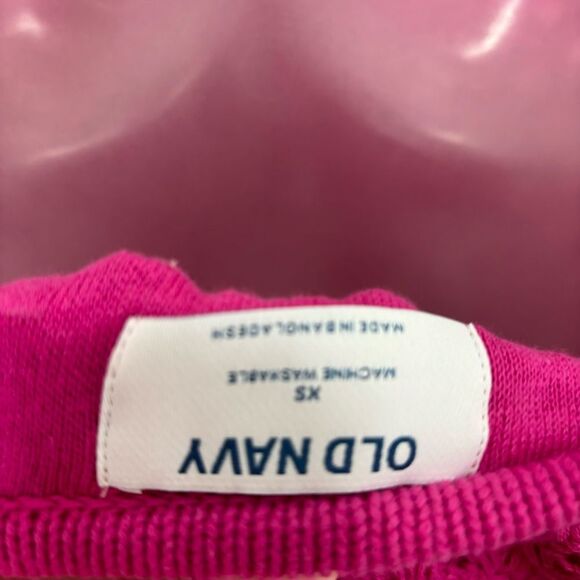 Old Navy Fushia Pink Halter Tie Strap Crochet Mini Dress size Xs vacation casual - Picture 5 of 11